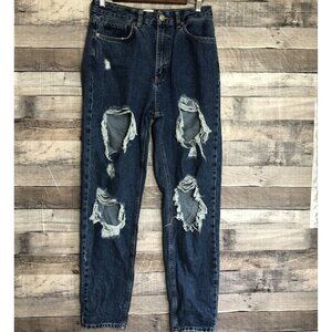 BDG Urban Outfitters Jeans Womens 28 Blue Mom High Rise Denim Distressed